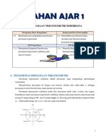 Persamaan Trigonometri Sederhana