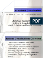 Chapter 1: Business Combinations: Advanced Accounting