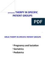 Drug Therapy Considerations for Pregnancy and Lactation