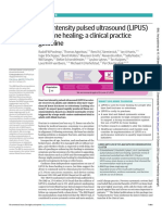 Low Intensity Pulsed Ultrasound (LIPUS) For Bone Healing: A Clinical Practice Guideline