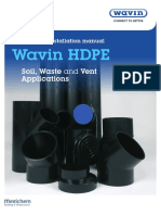 Wavin HDPE Soil Waste and Vent Applications