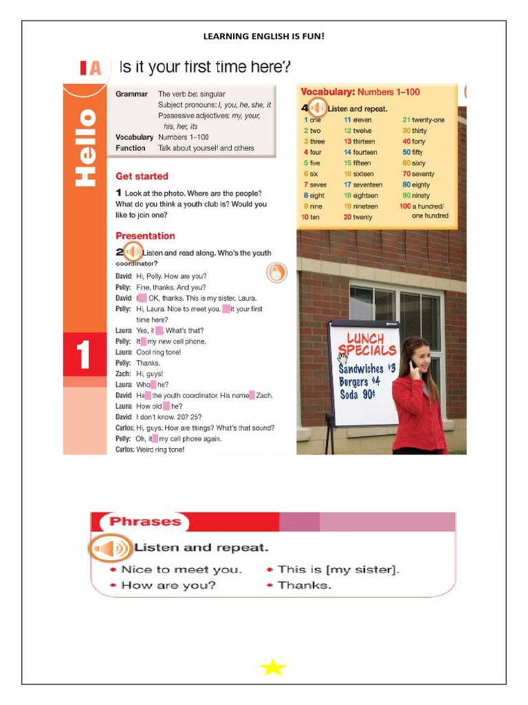 InSync 1 Unit 1 | PDF