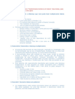 Multiplicando líderes através de sonho, demonstração e desenvolvimento