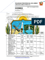 INFORME #059 Entrega de Cargo