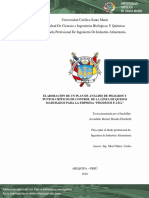 Implementación de un sistema HACCP en la línea de quesos madurados de la empresa Prodesur E.I.R.L