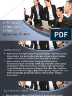 3. Komunikasi Verbal dan Non Verbal