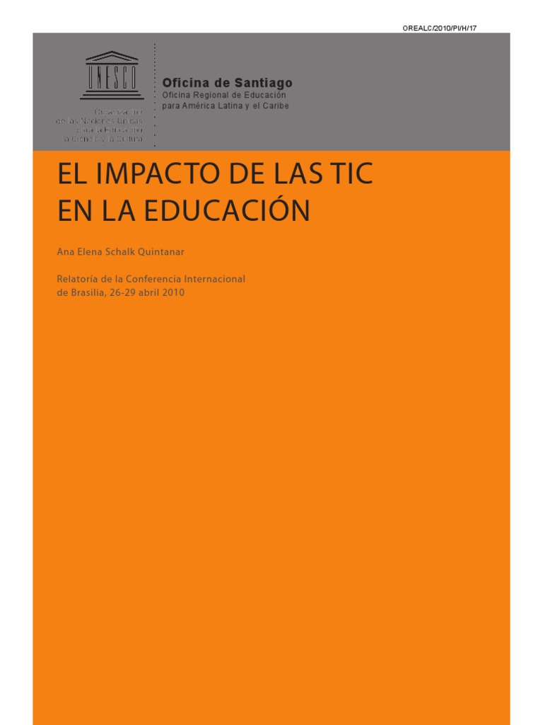 El Imapacto de Las Tics en La Educacion | PDF | Tecnología de ...