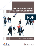 Enquete 2012 - Les métiers de l'audit et du contrôle interne