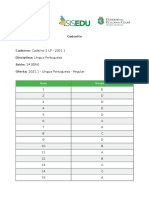 Gabarito Caderno C116