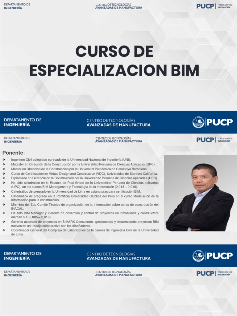Curso Especialización en BIM y Productividad | PDF | Modelado de ...