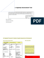 A Systemic Capacity Assessment Tool: Date of Assessment: Assessment Conducted By: Overall Observations