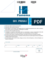 Famema2019 Prova