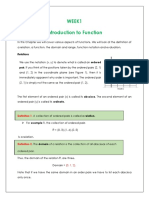 Week1 Introduction To Function: Relations