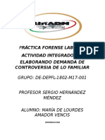 Práctica Forense Laboral: Actividad Integradora