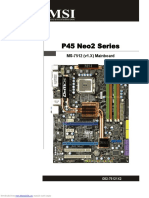 P45 Neo2 Series: MS-7512 (v1.X) Mainboard