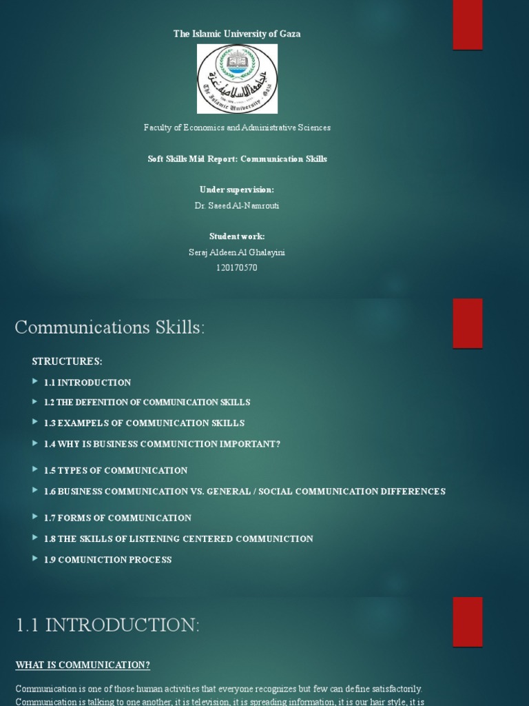 Soft Skills Mid Report Communication Skills | PDF | Communication ...