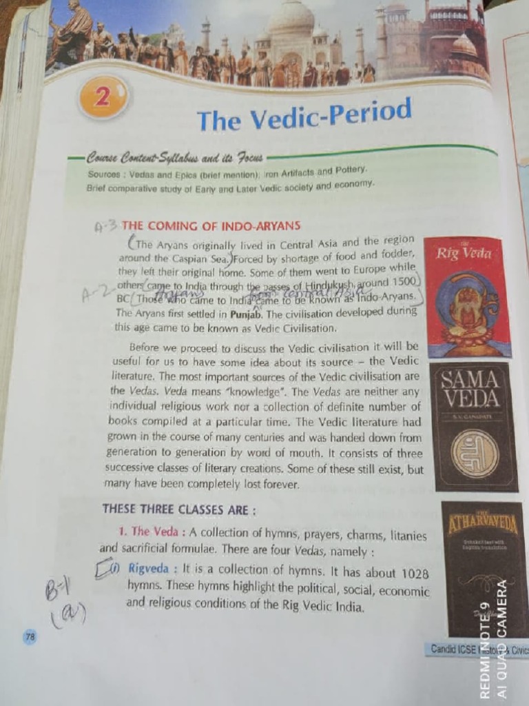 Vedic Civilization Overview for Class 9 | PDF | Vedas | Hindu Texts