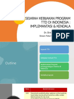 Sejarah Kebijakan Program TTD Di Indonesia Implemantasi Kendala Dr. Dini Latief M.SC - SPGK