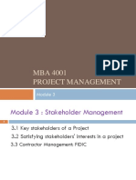MBA 4001 Project Management