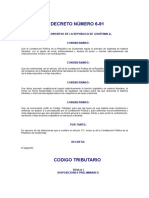 Codigo Tributario Decreto 6-91