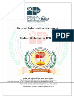 20 Sept 1 Oct IPR Training General Information For Online Webinar On IPR