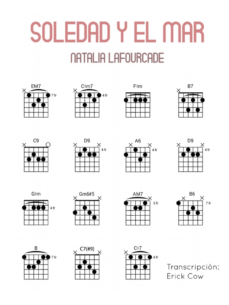 Natalia+Lafourcade+ +Soledad+y+El+Mar+ (Acordes) PDF