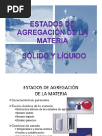 Estado Líquido y Sólido