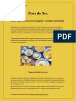 E Book Dieta Do Ovo Cardapio