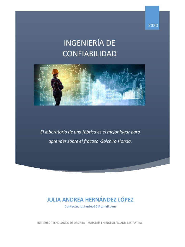 Ingenieria De Confiabilidad Pdf Ingeniería De Confiabilidad