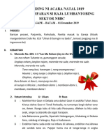 Partording Ni Acara Natal 2019-Lumbantobing NBBC