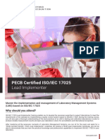 Iso Iec 17025 Lead Implementer - 4p