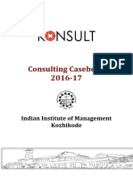 IIM Kozhikode Consulting Casebook 2016-17