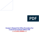 443351690 Swamys Manual on Office Procedure for Central Government Offices PDF PDF