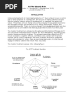 ACT For Chronic Pain Manual McCracken