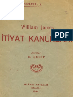 William James - İtiyat Kanunları