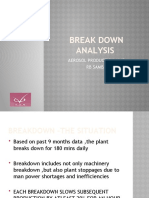 Break Down Analysis: Aerosol Production Line RB Samba