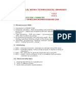 Jawahar Lal Nehru Technological Universiy TPC 0 3 2 (Ec 05401) Microprocessors Lab