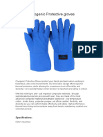 Cryogenic Protective Gloves Keep Hands Safe in Extreme Cold