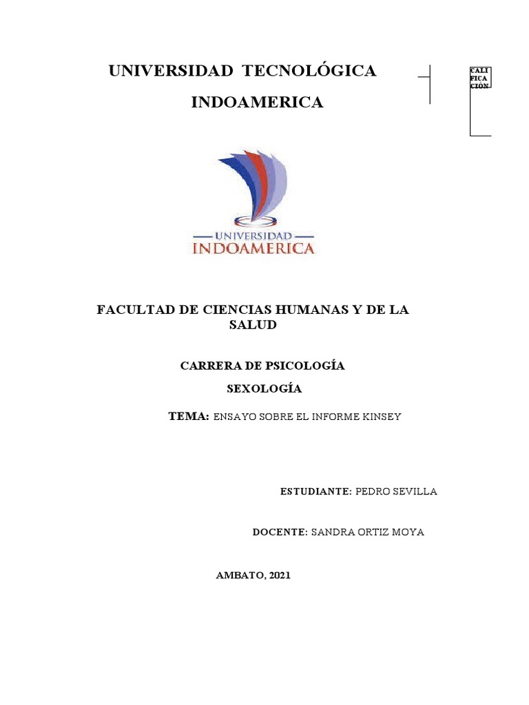 El Informe Kinsey PDF Bisexualidad Homosexualidad