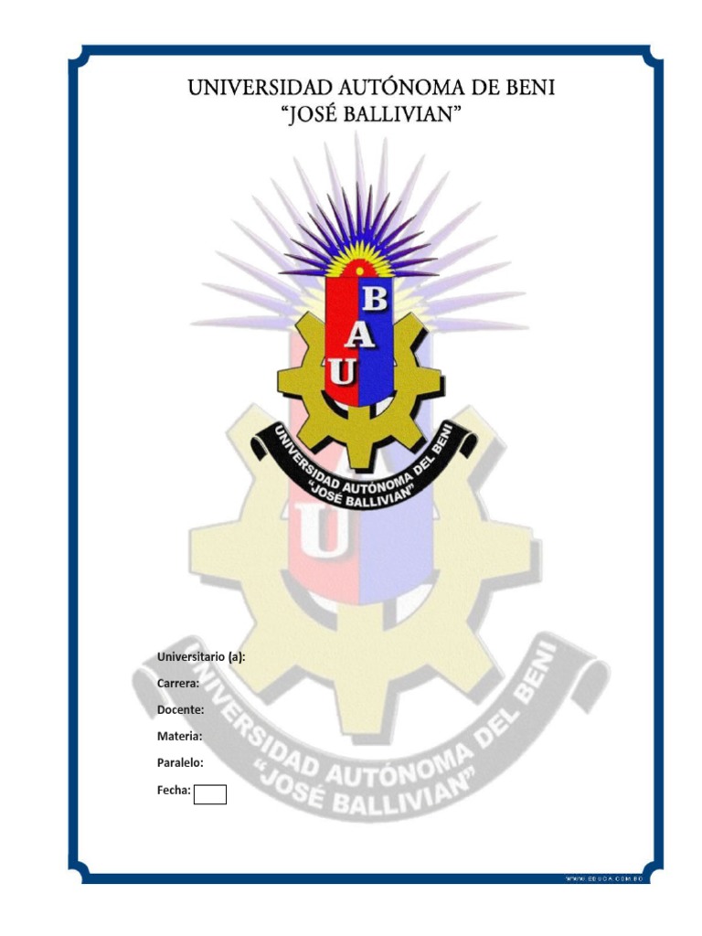 Caratula Uab PDF
