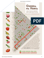 distribuição espaços na horta