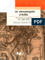 Antonio Rubial - Una Monarquia Criolla