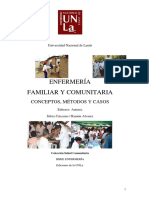 Enfermería Familiar y Comunitaria. Conceptos, Métodos y Casos. Carcamo-Alvarez. 2013