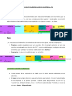 Oraciones subordinadas adverbiales