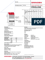 Pro Line Drainage Master 50 Data Sheet