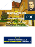 GENETICA VEGETAL - Unid. 2. Tema 8. H. Mendeliana - Seminario 2. II - 2020