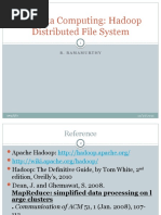 Big-Data Computing: Hadoop Distributed File System: B. Ramamurthy