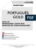 Português - Resumo Aula 25