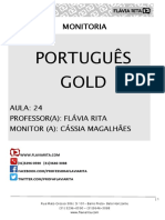 Português - Resumo Aula 24