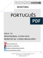 Português - Resumo Aula 52
